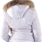 White Nylon Women Jacket