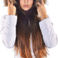 White Nylon Women Jacket