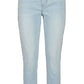 Light Blue Cotton Women Jean
