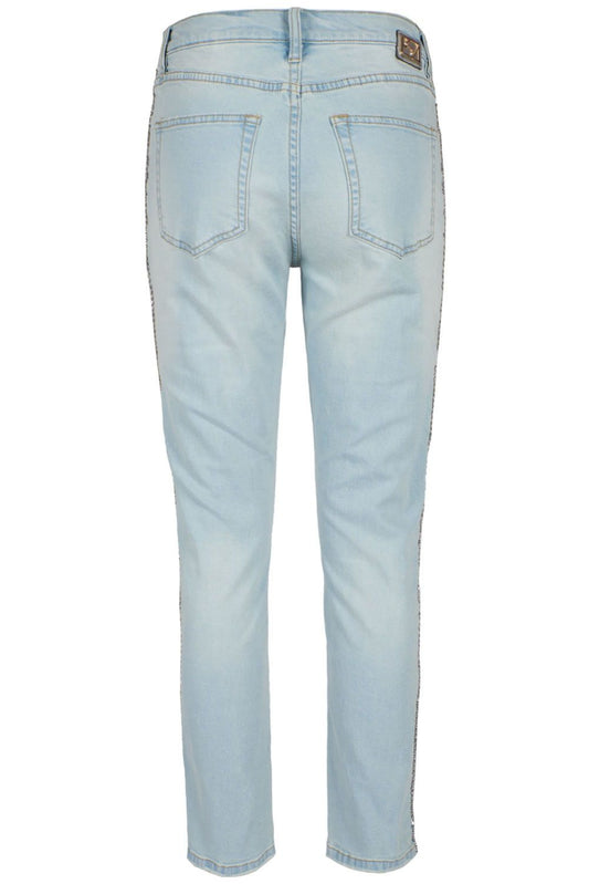 Light Blue Cotton Women Jean