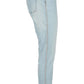 Light Blue Cotton Women Jean