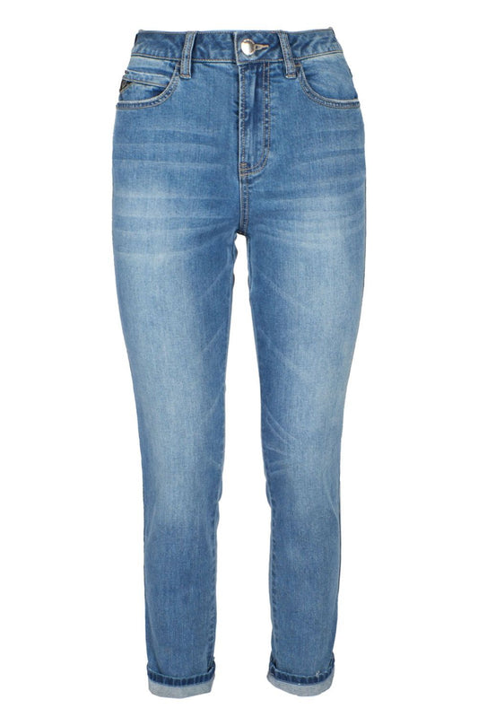Light Blue Cotton Women Jeans