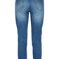 Blue Cotton Women Jeans