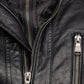 Black Faux Leather Men's Jacket
