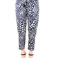 Blue Polyester Women Trouser