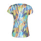 Multicolor Polyester Women T-Shirt