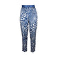 Blue Polyester Women Trouser