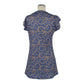 Blue Polyester Women Dress