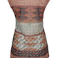 Brown Polyester Women Dress