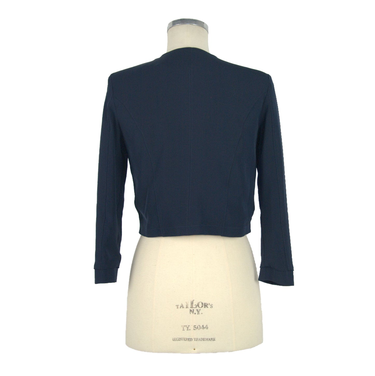 Blue Polyester Women Jacket