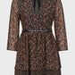 Black Polyester Women Dress