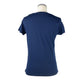 Blue Cotton Women T-Shirt