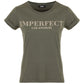 Green Cotton Women's T-Shirt