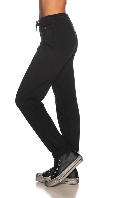 Black Cotton Women Pant