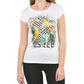 White Cotton Women T-Shirt