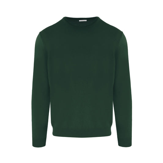 Green Cashmere Men Sweater