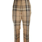Beige Wool Women Pants