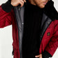 Red Polyamide Men Parka