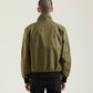 Green Polyamide Men's Bomber Jacket