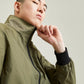 Green Polyamide Men's Bomber Jacket