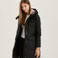 Black Polyamide Women Parka