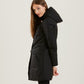 Black Polyamide Women Parka