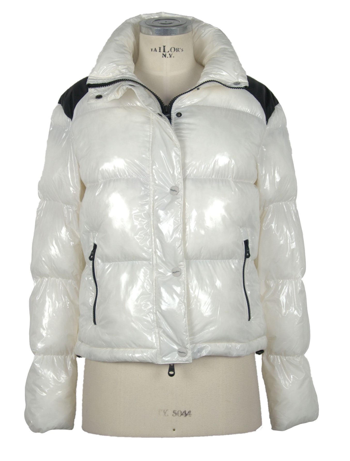 White Polyamide Women Jacket