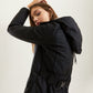 Black Polyamide Women Parka