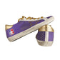 Purple Leather Women Sneaker