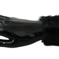 Elegant Black Lamb Fur Cuff Bracelet