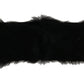 Elegant Black Lamb Fur Cuff Bracelet