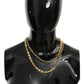 Elegant Gold Statement Chain Necklace