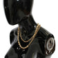 Elegant Gold Statement Chain Necklace