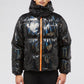 Black Polyester Men Jacket