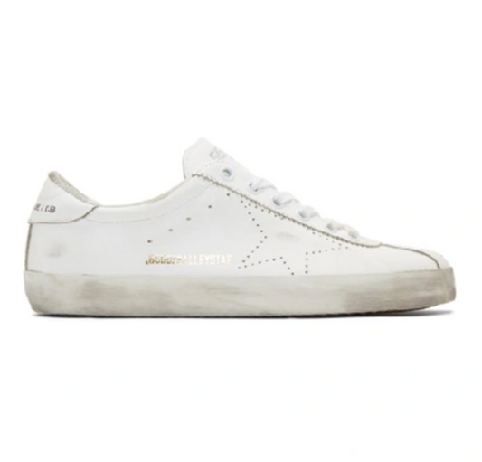 White Leather Women Sneaker