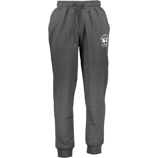 Gray Cotton Men Sweatpant
