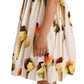 Ice Cream Print A-Line Pleated Dress