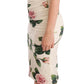 Floral V-Neck Sheath Dress