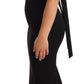 Elegant Black Sheath Halter Dress