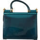 Elegant Blue Sicily PVC Shoulder Bag