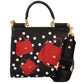 Elegant Sicily Polka Dot Leather Bag