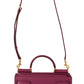 Elegant Purple Leather Sicily Shoulder Bag