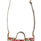 Sicilian Floral Elegance Leather Shoulder Bag