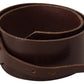 Elegant Brown Leather Fashion Belt