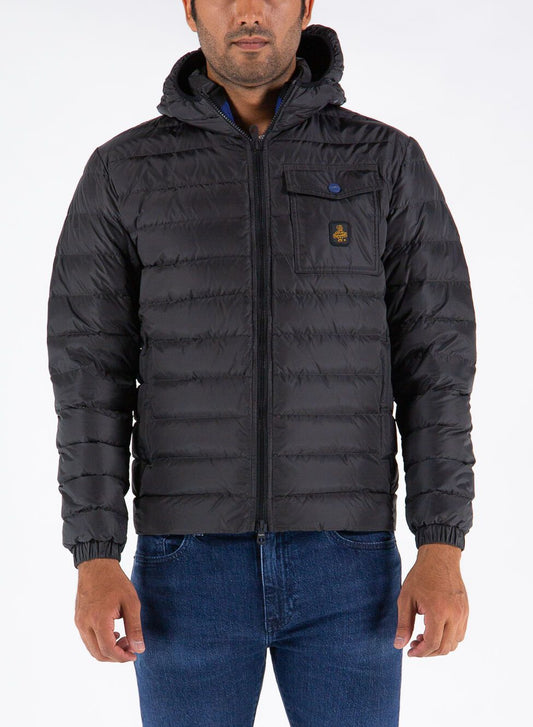Gray Nylon Men Jacket