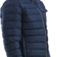 Blue Nylon Men Jacket