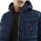 Blue Nylon Men Jacket