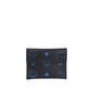 Black Signature Visetos Leather Clutch Pouch Handbag bag Wallet Purse set