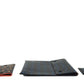 Black Signature Visetos Leather Clutch Pouch Handbag bag Wallet Purse set