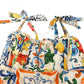 Majolica Print Ruffled Jumpsuit